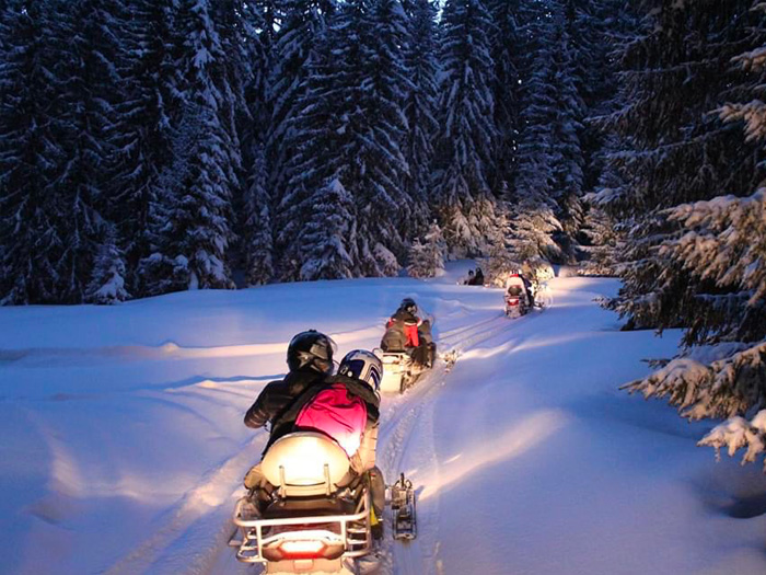 SNOWMOBILE RIDES IN AVORIAZ